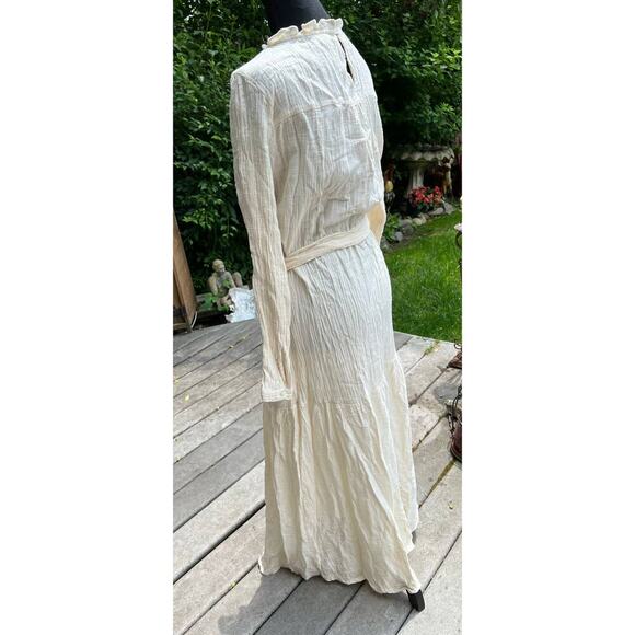 Chloe SHADE AMOUR Chloe Maxi Dress W/Belt, Double Gauze-Natural, SM - Picture 2 of 6